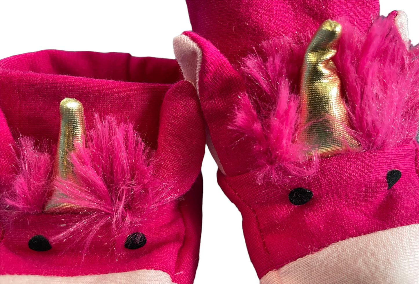 Baby Schühchen Einhorn aus Baumwoll-Jersey