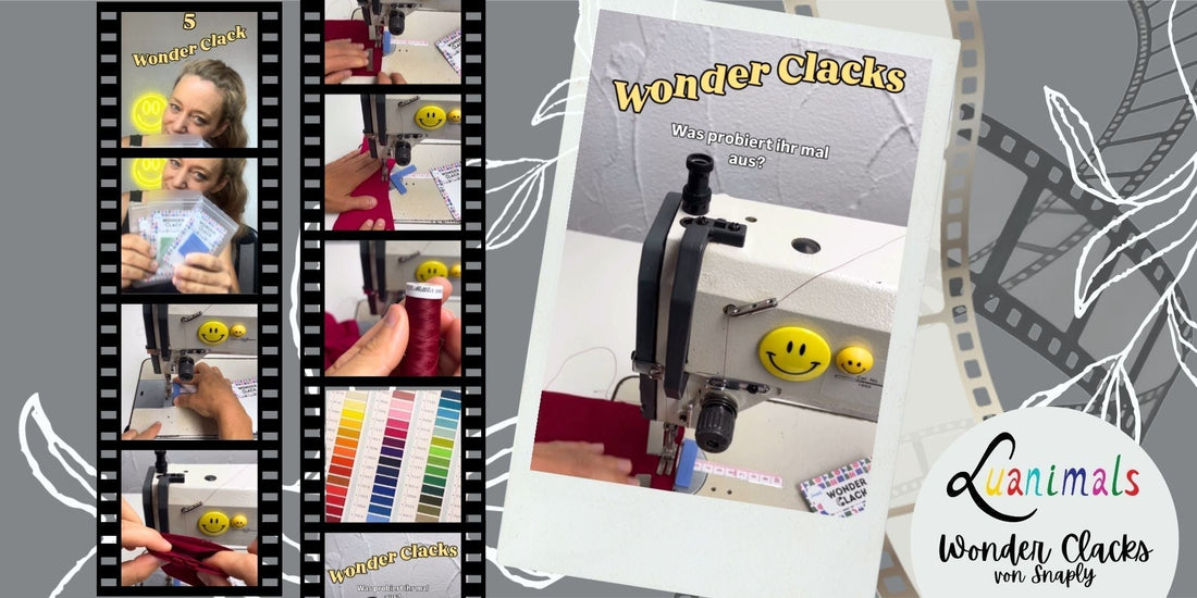 Wonder Clacks von Snaply: 5 Näh-Tricks für saubere Nahtzugabe, Jersey-Säume und Rundungen