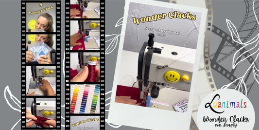 Wonder Clacks von Snaply: 5 Näh-Tricks für saubere Nahtzugabe, Jersey-Säume und Rundungen