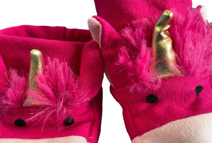 Baby Schühchen Einhorn aus Baumwoll-Jersey
