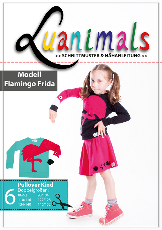 Schnittmuster Pullover "Flamingo Frida"