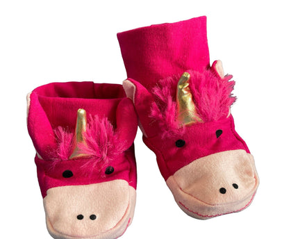 Baby Schühchen Einhorn Elon in rosa und pink von Luanimals
