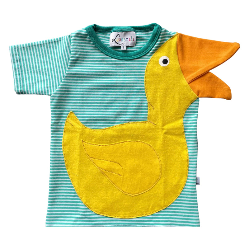 T-Shirt mit Tiermotiv Ente Emma für Kinder von Luanimals