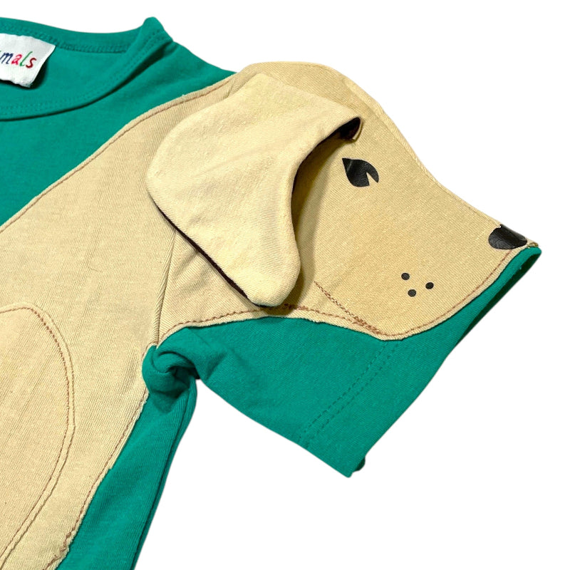 Luanimals T-Shirt für Kinder mit Tiermotiv Hund Labrador Luana Detailaufnahme Ármelo